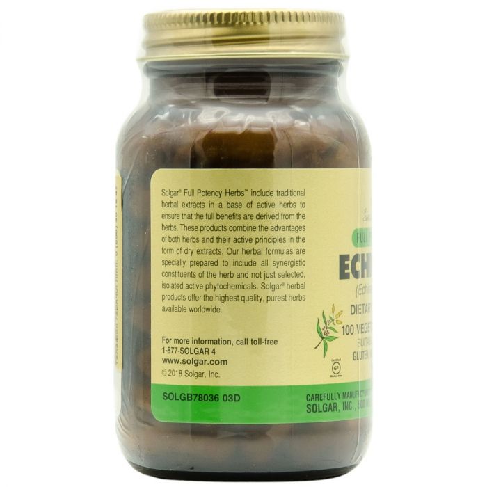 Solgar (Солгар) Echinacea purpurea (Ехінацеї пурпуровий екстракт) капсули №100