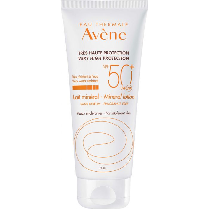 Лосьйон Avene сонцезахисний найвищого ступіню SPF50+ з мінеральним екраном ціна