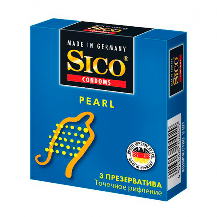 Презервативи Sico pearl пухирчасті №3 недорого