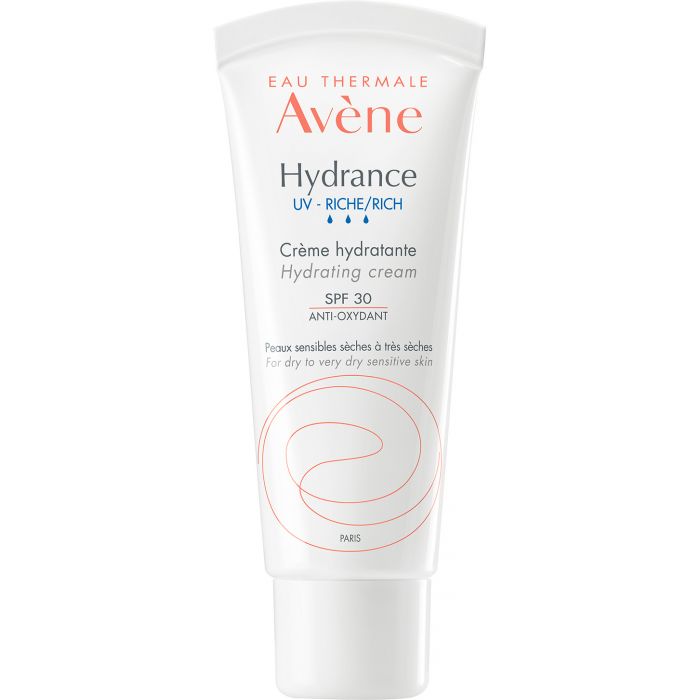 Крем Avene Hydrance насичений з УФ захистом SPF30 зволожуючий для сухої і дуже сухої шкіри 40 мл недорого