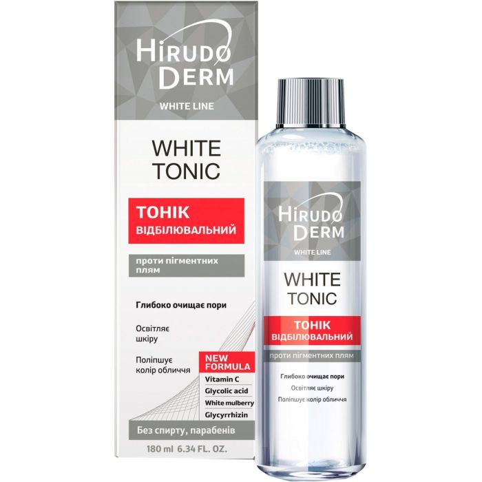 Тонік Hirudo Derm White Tonic відбілюючий,180 мл ADD
