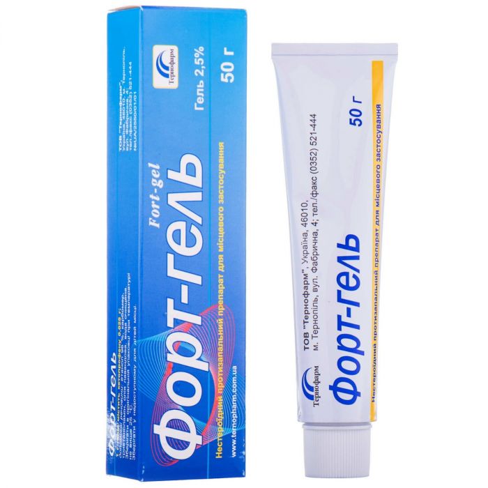 Форт-гель 2,5% туба 50 г
