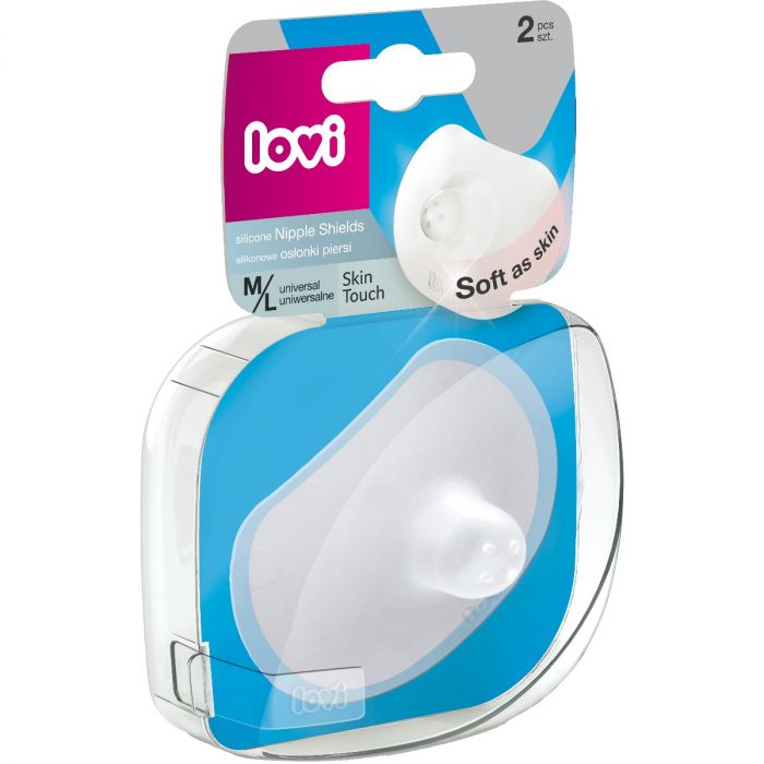 Насадка на сосок Lovi Skin Touch силіконова, р.M/L 2 шт. (5/605gb) замовити