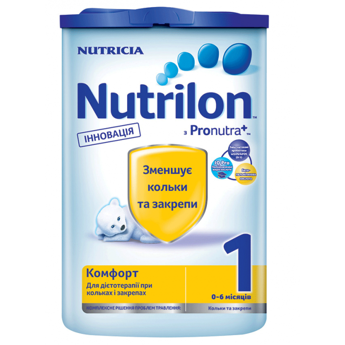 Суміш молочна Nutrilon Комфорт 1 EAZYPACK з 0 до 6 місяців 800 г фото