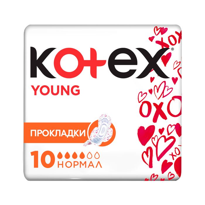 Прокладки Kotex Young Normal 10 шт заказать