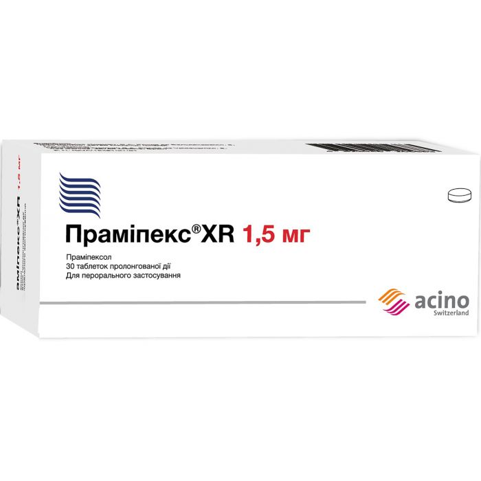 Праміпекс XR таблетки 1,5 мг №30 фото
