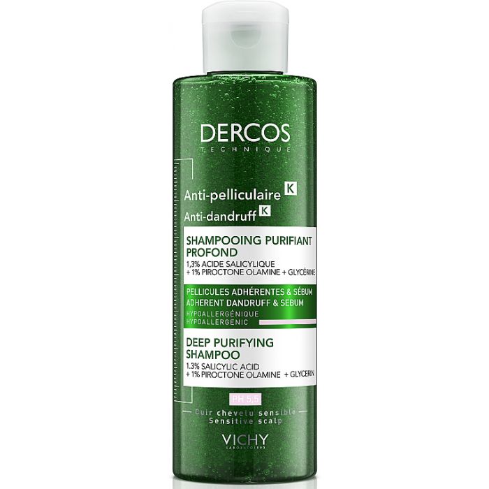 Шампунь-скраб Vichy Dercos Micro-Peel глибоке очищення для стійкої лупи 250 мл ADD