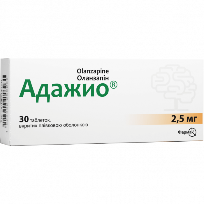 Адажио 2,5 мг таблетки №30 в інтернет-аптеці