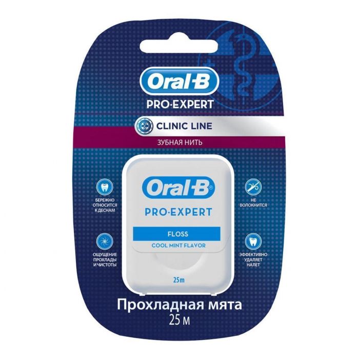 Нитка зубна Oral-B Pro-Expert Clinic Line 25 метрів в аптеці