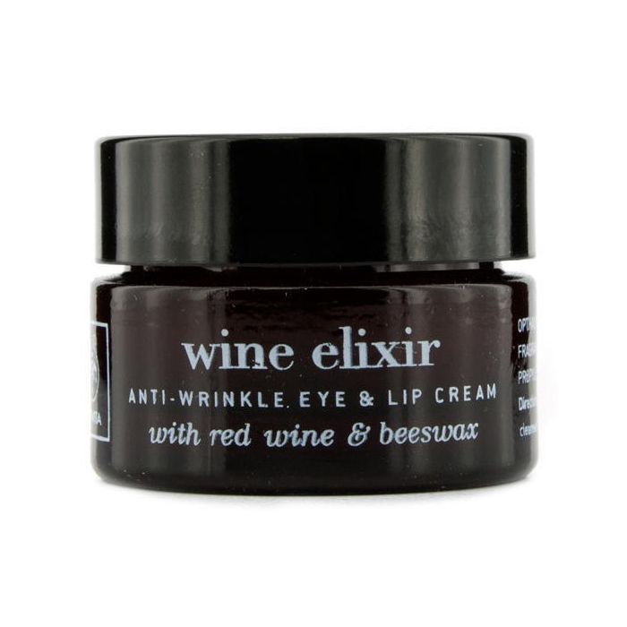Крем Apivita Wine Elixir проти зморшок для губ/шкіри очей з бджолиним воском і червоним вином 15 мл недорого