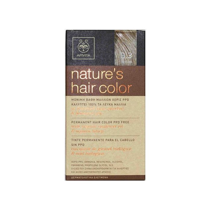 Фарба для волосся Apivita Натуральна колір ваніль №9,3  недорого