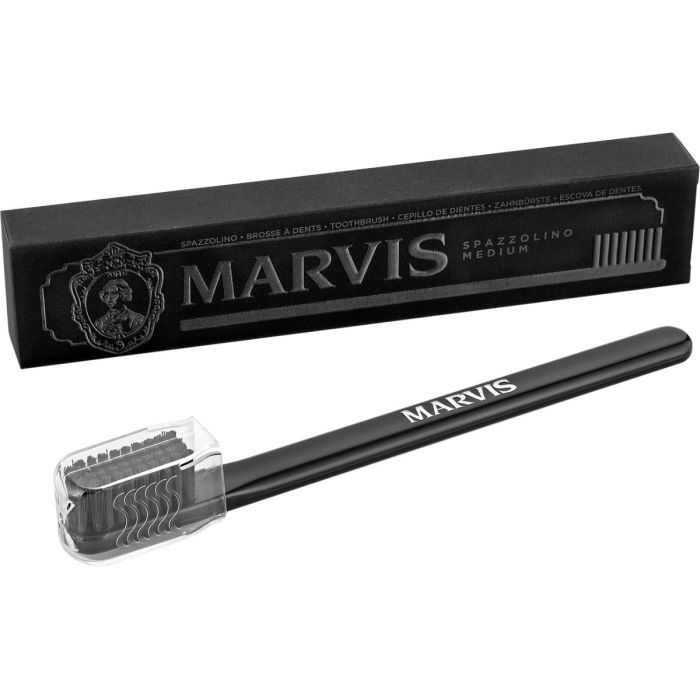 Зубна щітка Marvis Medium, чорна ціна