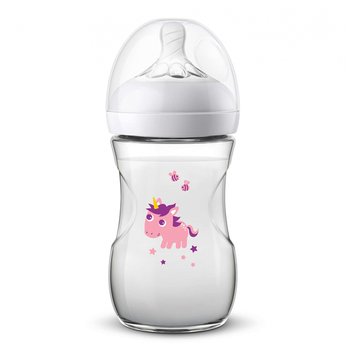 Пляшка Avent Naturals 2.0 з єдинорогом 260 мл ADD