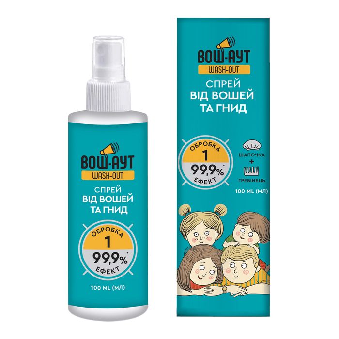 Спрей Wash-Out проти вошей та гнид 100 мл ADD