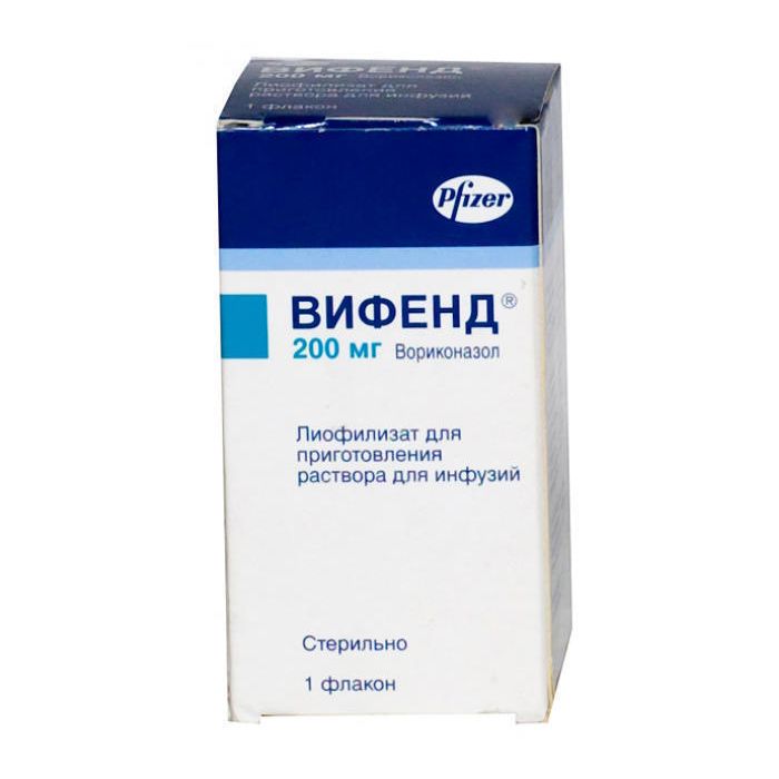 Віфенд пор. д/р-ну д/інф. 200 мг фл. №1 в Україні