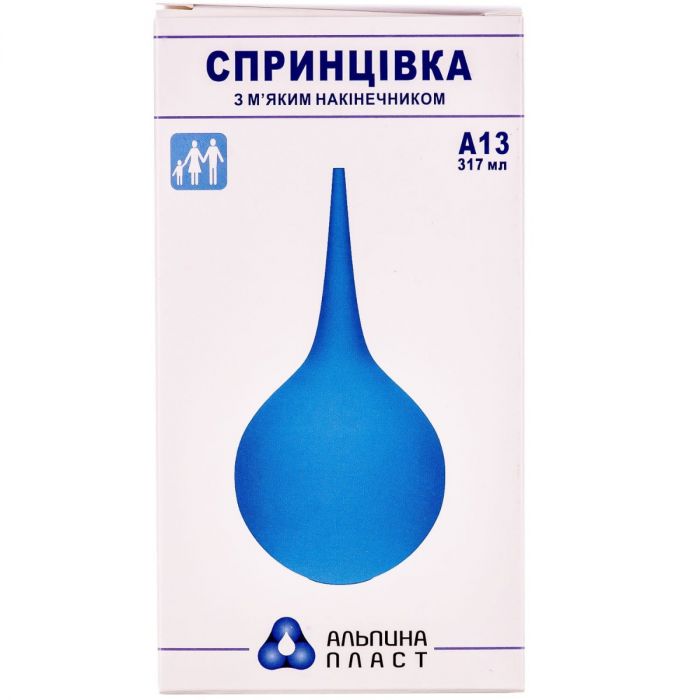 Спринцівка Альпіна А-13 з м'яким наконечником 317 мл ціна