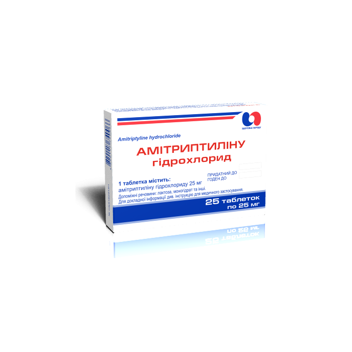 Амитриптилин 25 мг таблетки №25 в інтернет-аптеці