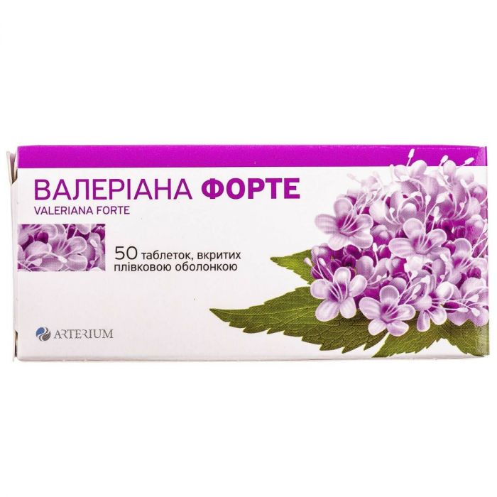 Валериана Форте 0.04 г таблетки №50 в Украине