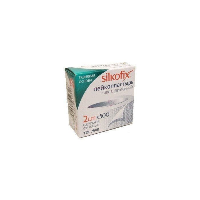 Лейкопластир Silkofix на тканинній основі 2 см*500 см недорого