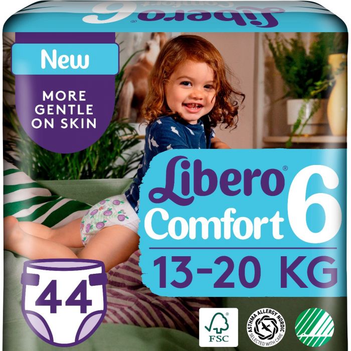 Підгузки Libero Comfort р. 6 (13-20 кг), 44 шт. в інтернет-аптеці
