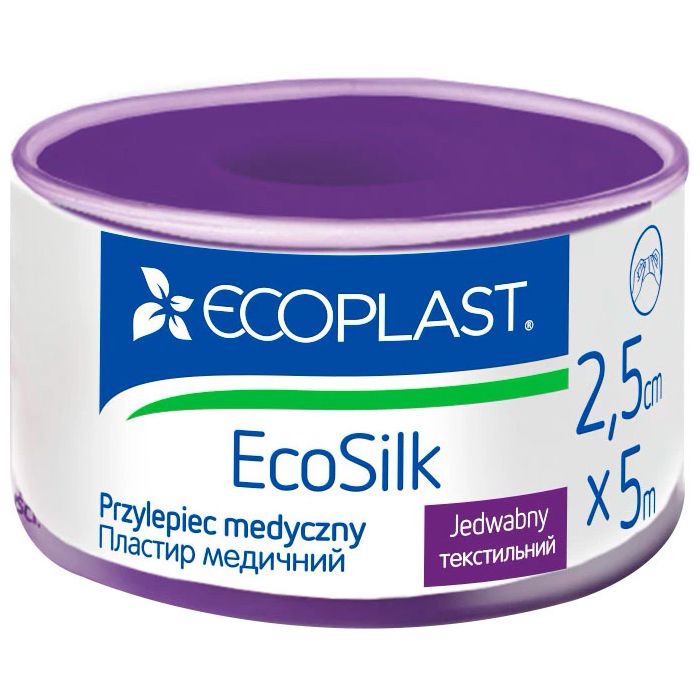 Пластир медичний Nordeplast EcoSilk текстильний 2.5 см x 5 м в інтернет-аптеці