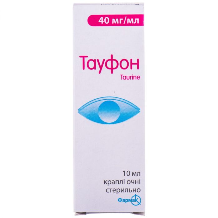 Тауфон 40 мг/мл очні краплі 10 мл недорого