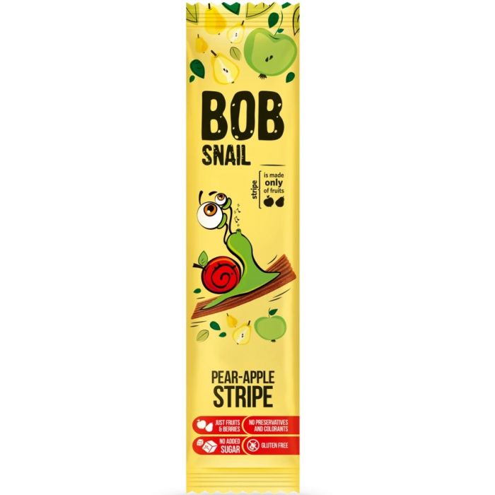 Цукерки Bob Snail (Равлик Боб) яблуко-груша 14 г недорого