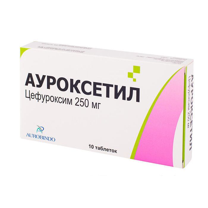 Ауроксетил таблетки 250 мг №10 блистер в інтернет-аптеці