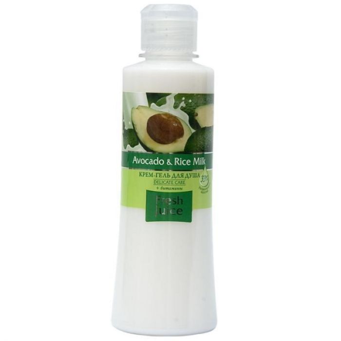 Гель для душу Fresh Juice Avocado & Rice milk для нормальної та жирної шкіри 300 мл в аптеці