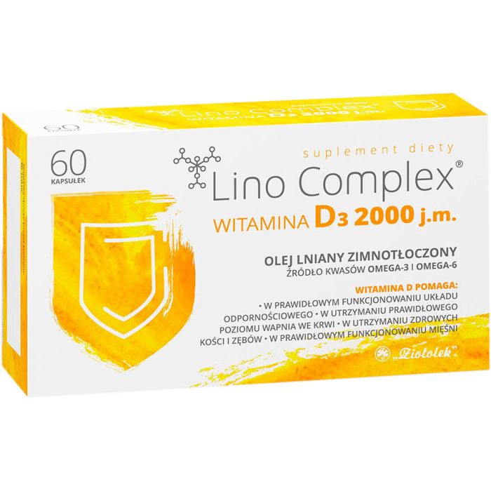 Вітамін D3 2000 МО Lino Complex капсули №60 фото