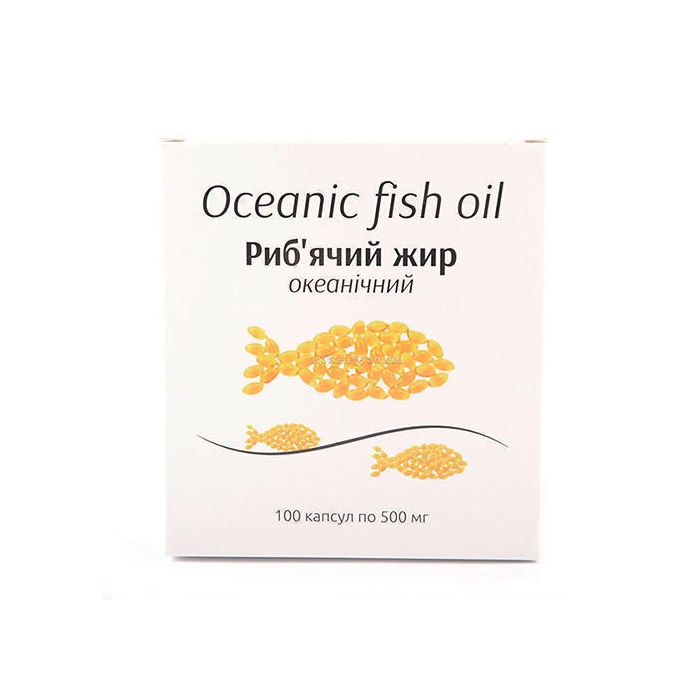 Рыбий жир океанич. капсулы 500 мг №100 банка в Украине