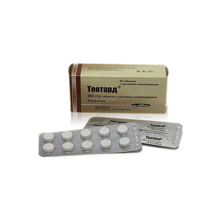 Теотард таблетки 300 мг N50 в Україні
