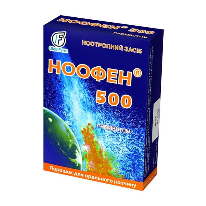 Ноофен 500 мг капсули №30 - фото №1 Ноофен 500 мг капсули №30 замовити