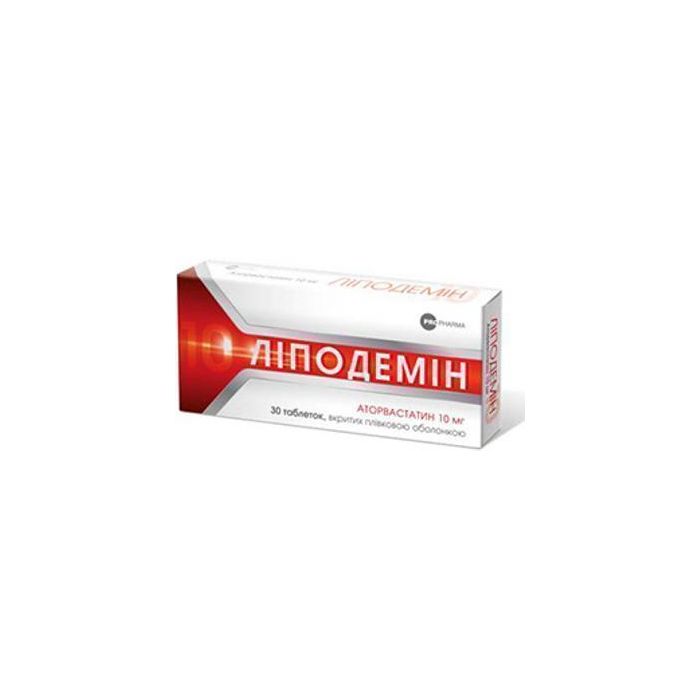 Ліподемін 10 мг таблетки №30  в інтернет-аптеці