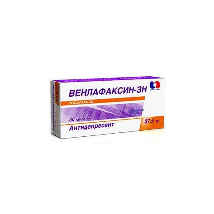 Венлафаксин-ЗН таблетки 37.5 мг №30 (10х3) блист. в інтернет-аптеці