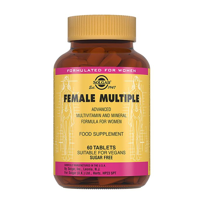 Solgar (Солгар) Female Multiple Комплекс вітамін для жінок таблетки №60 ADD