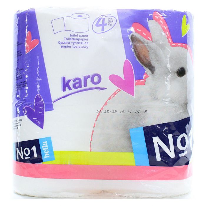 Папір туалетний Karo білий №4  замовити
