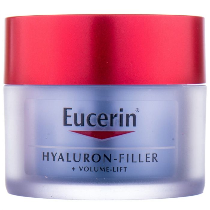 Крем Eucerin Hyaluron Filler Volume Lift Нічний антивіковий для відновлення контуру обличчя 50 мл купити
