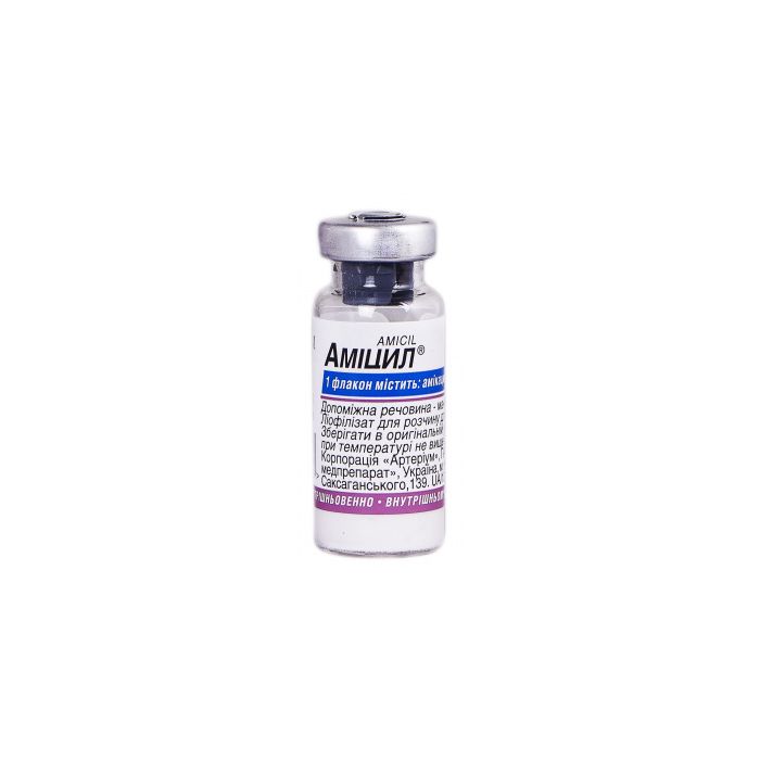 Амицил 250 мг лиофилизат для раствора флакон №1 ADD