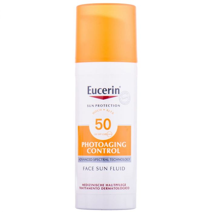 Флюїд Eucerin Sun Protection сонцезахисний антивіковий SPF50 50 мл недорого