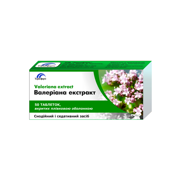 Валеріани екстракт таблетки №50 в аптеці