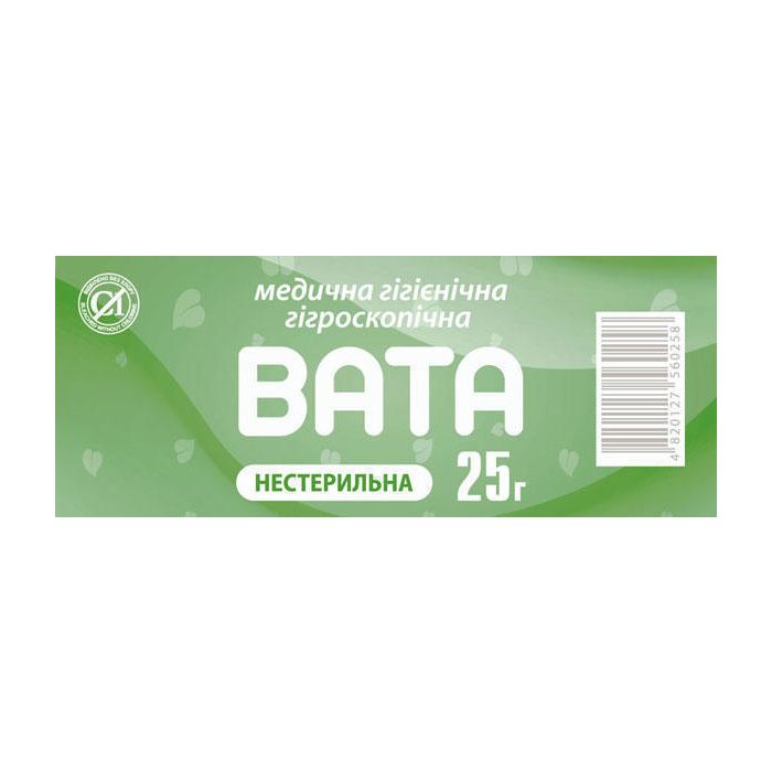 Вата Экобинт нестерильная ролик 25 г   ADD