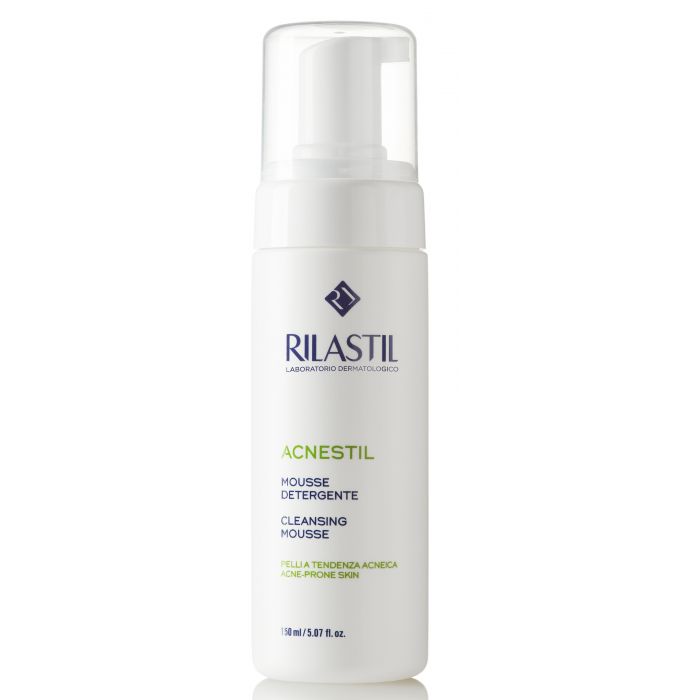 Мус Rilastil Acnestil делікатний для очищення шкіри обличчя схильної до акне 150 мл замовити