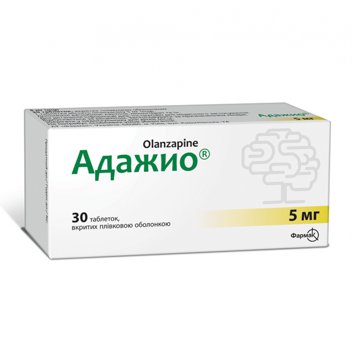 Адажио 5 мг таблетки №30 ADD