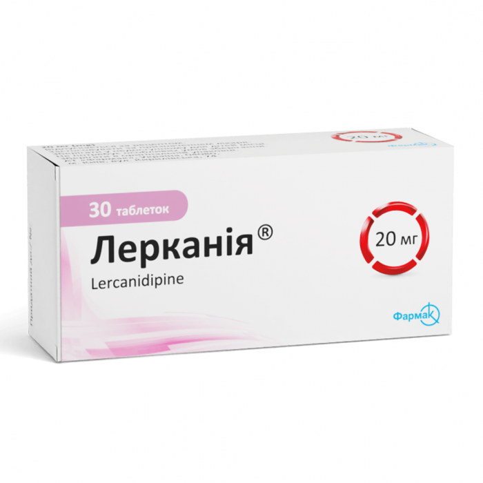 Лерканія  20 мг таблетки №30 недорого