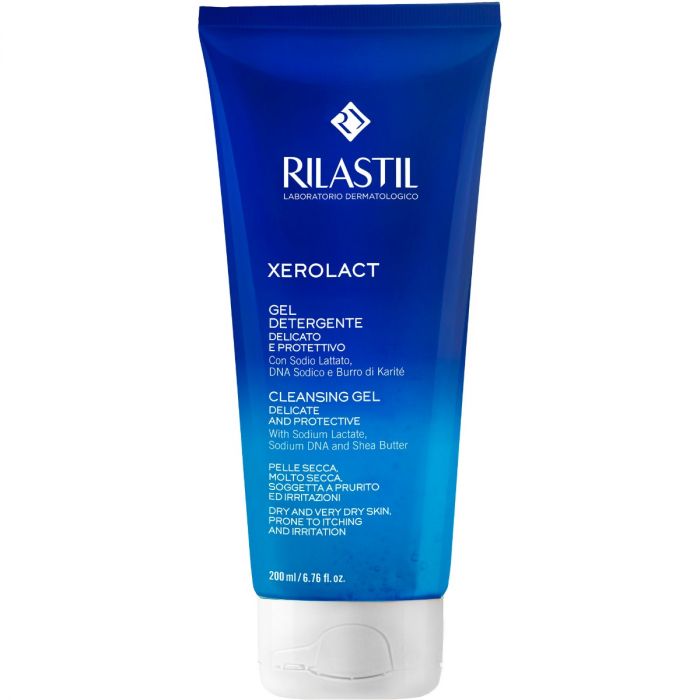 Гель Rilastil Xerolact для делікатного очищення шкіри, 200 мл фото