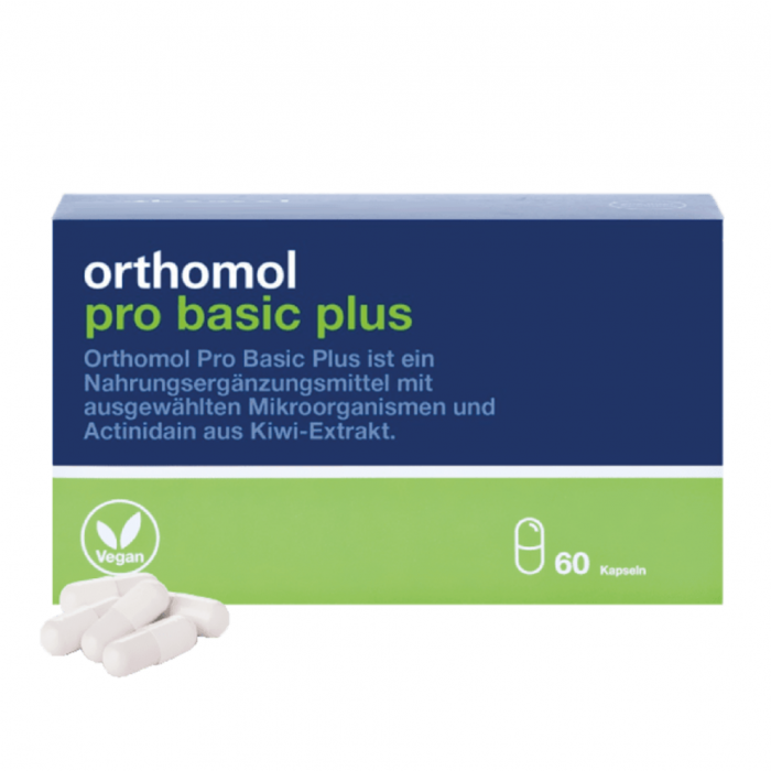 Orthomol (Ортомол) Pro Basic Plus (для оптимізації шлункового травлення) капсули №60 в Україні