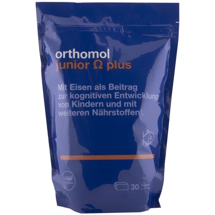 Orthomol (Ортомол) Junior Omega (сила імунітету Вашої дитини) 30 днів цукерки жувальні №30 ціна