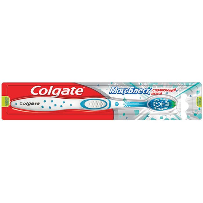 Зубна щітка Colgate МаксБлиск середньої жорсткості в аптеці