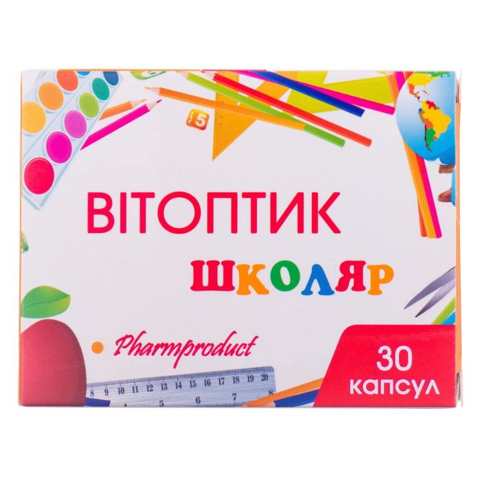 Вітоптик Школяр 450 мг капсули №30 купити